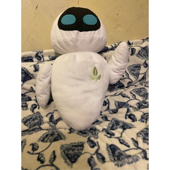 Disney store exclusive Pixar Wall-E Eve robot, plush movable arms 14” - Picture 1 of 5